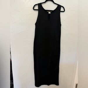 Pima Cotton Peruvian Connection Black Maxi Dress